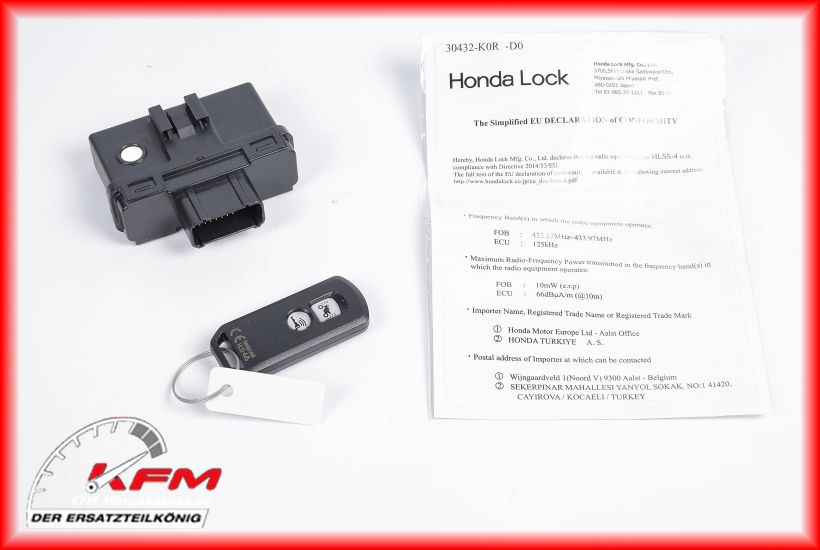 Product main image Honda Item no. 35141K1BD02