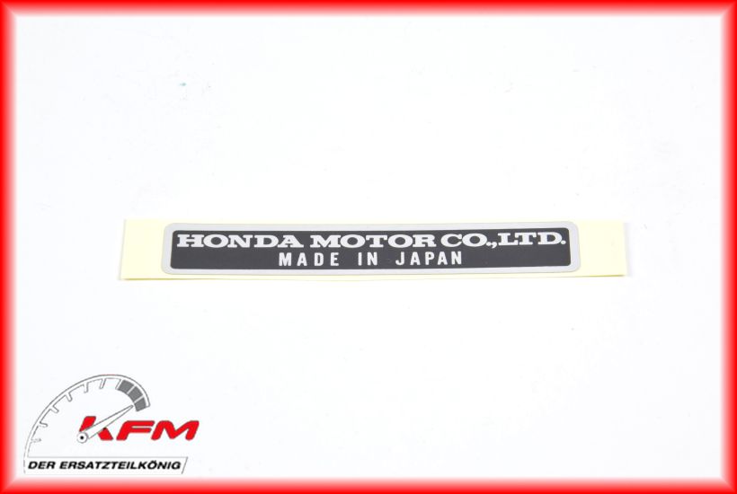Product main image Honda Item no. 87125041680